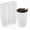 530ml/18oz, variant on 12 Pack 9oz Plastic Cups Plastic Tumblers,Reusable Plastic Cups for Kids, Plastic Christmas Cup,White Reusable Drink Tumblers for Parties, Events, Marketing, Weddings, Christmas,White