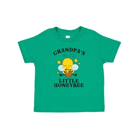 

Inktastic Cute Bee Grandpa s Little Honeybee with Stars Gift Baby Boy or Baby Girl T-Shirt