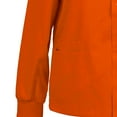 thumbnail image 3 of Womens Scrub Jacket Workwear Snap Front Warm-up Scrubs Jacket, 3 of 4