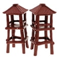 thumbnail image 1 of 2x Modelo niatura Torre de Vigilancia 18 cm de Alto para Modelismo Diseño de Paisaje Sunnimix Torre de vigilancia militar, 1 of 7