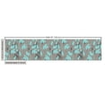 thumbnail image 2 of Foliage Fabric by the Yard, Silhouette Foliage Leaves Composition with Curly Tall Stems, Decorative Upholstery Fabric for Chairs & Home Accents, 1 Yard, Blue Grey Taupe Grey by Ambesonne, 2 of 4