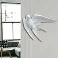 thumbnail image 3 of White Resin Birds Wall Decor ,Nordic Hanging 3D Sparrow Wall Art, Swallows Wall Sculptures for Office Living Room Patio Indoor Backyard , Up, 3 of 8