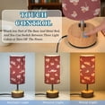 thumbnail image 3 of Touch-Control 3-Color Desk Lamp with Plug – Energy-Saving LED + 3 Simultaneous Charging Ports Red Butterfly Orchid, 3 of 8