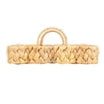thumbnail image 4 of Household Essentials Woven Water Hyacinth Scalloped Square Trays, Set of 2, 4 of 4