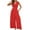 Red jumpsuits for womens, variant on Usmixi Jumpsuits for Women Dressy Fashion Empire Waist Loose Wide Leg Pocket Straight Tank Long Jumpsuits Overalls Summer V-Neck Sleeveless Solid Maxi Formal Rompers Army Green m