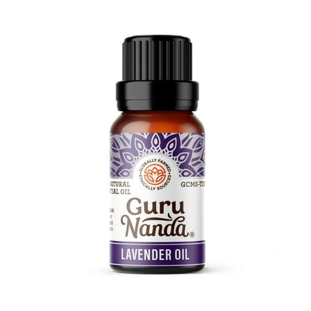 GuruNanda Pure & Natural Lavender Essential Oil for Aromatherapy & Diffuser -15ml