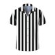 thumbnail image 3 of Ceisia Men's Vertical Stripe Short Sleeve Button Down Casual Shirt for Beach Vacation Black XL Gifts, 3 of 7
