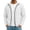 #H-White, variant on TRUNZI Men's Zip Up Jackets Long Sleeves Stand Collar Casual Daily Outdoor Lightweight Jackets with Pockets,Black,Size XL