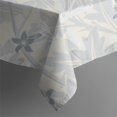 thumbnail image 3 of Floral Square Tablecloth 42x42in(107x107cm) – Waterproof Polyester Printed Table Cover, Wrinkle Resistant & Washable for Kitchen Dining Picnic Party Decor, Thanksgiving,Christmas, Spring,Flower, 3 of 6