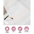 thumbnail image 6 of Orange Blue Stripe Kitchen Dish Towels for Drying Dishes Set of 3, Minimalist Farmhouse Stripes Waffle Weave Microfiber Hand Tea Bathroom Towels Quick Dry & Absorbent Towel 12x12, 6 of 7