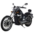 thumbnail image 1 of Motocicleta Iron Clan Chopper Spyder 400cc color negra con flamas 2026, 1 of 4