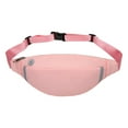 thumbnail image 2 of WJSXC Fanny Pack for Man & Woman Travel Wallet Bag for Cell Phone Belt Bag Crossbody Bag with Headphone Hole for Travel Walking Running Hiking Cycling Pink, 2 of 6