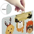 thumbnail image 3 of FMSHPON Cute DogChritsmas Clipboard Hardboard Wood Nursing Clip Board and Pull for Standard A4 Letter 13x9 inches, 3 of 7