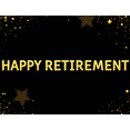 thumbnail image 4 of Black Background Happy Retirement Banner with Golden Star and Sparkle Elements Party Decoration Retirement Party Supplies Photography Props Backdrop Decorations, 4 of 8