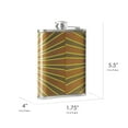 thumbnail image 6 of American Art Decor Stainless Steel Liquor Novelty Flask, Yellow - 5.5" H x 4" L x 1.25" D, 6 of 6