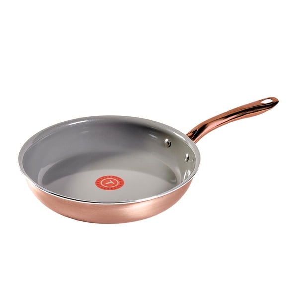 Sartén antiadherente de cerámica de 12 pulgadas apta para horno hasta 300 °F utensilios de cocina sartén ollas y sartenes oro rosa