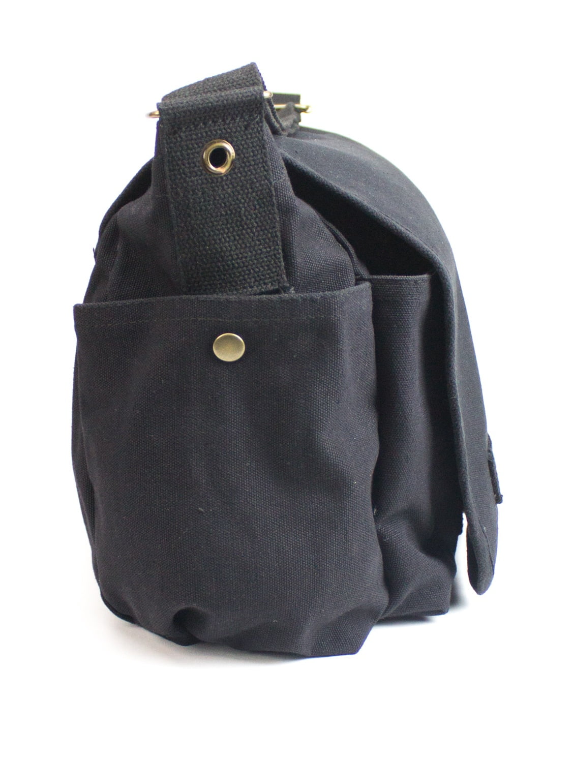 Mini Uzi Mickey Heavyweight Canvas Messenger Shoulder Bag in Mini Uzi Mickey Heavyweight Canvas Messenger Shoulder Bag in
