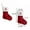 A, variant on WREESH Christmas Stockings Christmas Decorations Christmas Letter Solid Stocking Wool Pendant Christmas Decorations Gift Bag Socks E