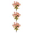 thumbnail image 2 of Bearachild Ramo de flores artificiales de 15 cabezas, capullos de rosas falsos realistas, ramo decorativo para el hogar, oficina, fiesta de boda Type7 NO7 Bearachild CBP123330, 2 of 6