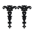 thumbnail image 3 of Door Hinges,Cabinet Door Hinges Vintage Style Garage,Jewelry Wooden Fittings Accessories,House Garage Faux Hinges Hardware Retro Cabinet,90 Degree Folding Support Hinge 270 Baoblaze Bisagras de puerta, 3 of 8