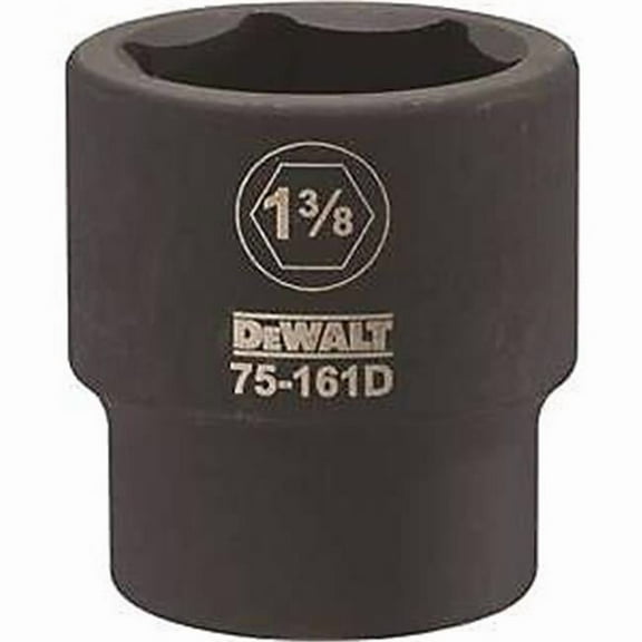 DeWalt DWMT75161OSP SAE Impact Socket, 6-Point, 3/4 In. Drive, 1-3/8 In. - Quantity 1