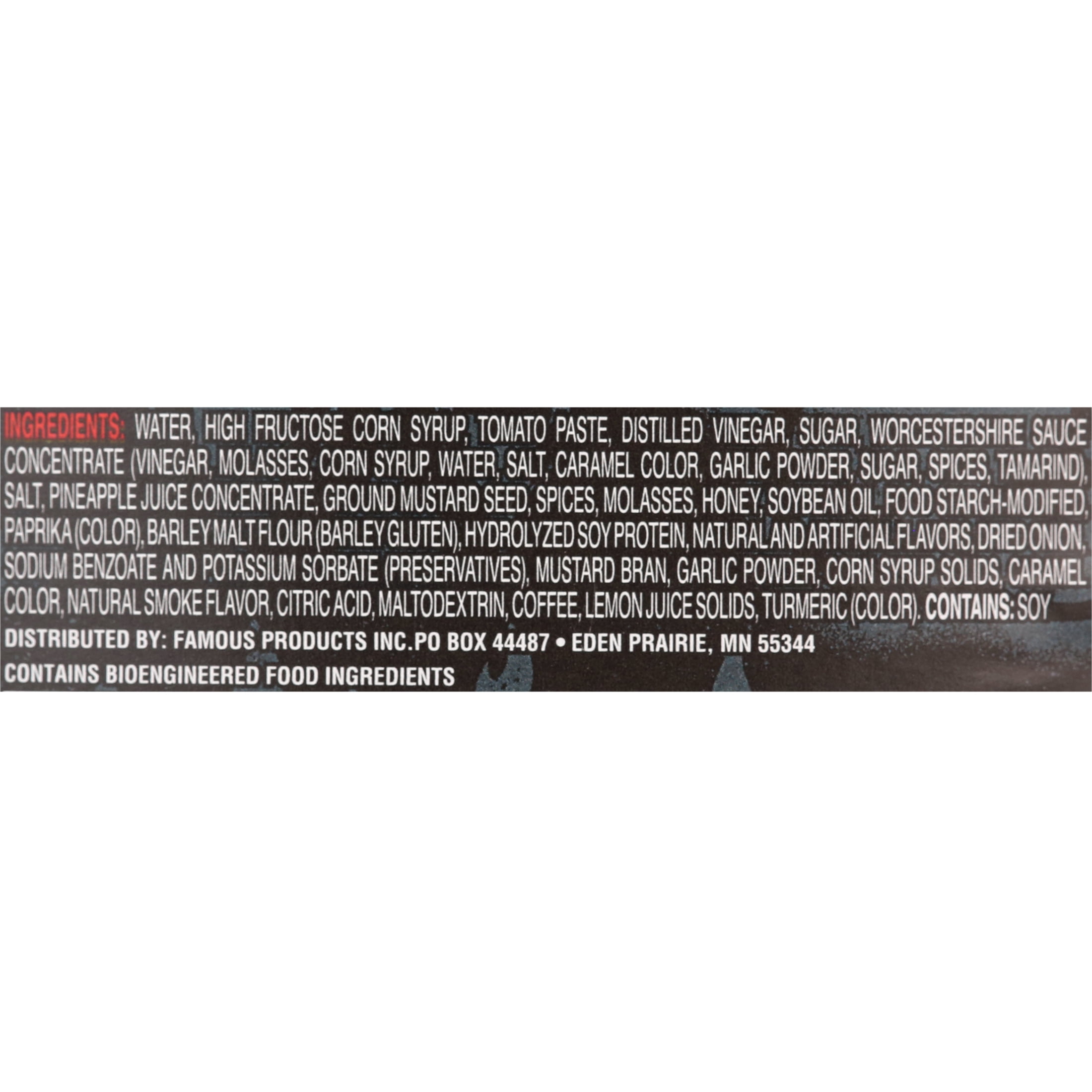Famous Dave's Devil's Spit BBQ Sauce, 19 oz