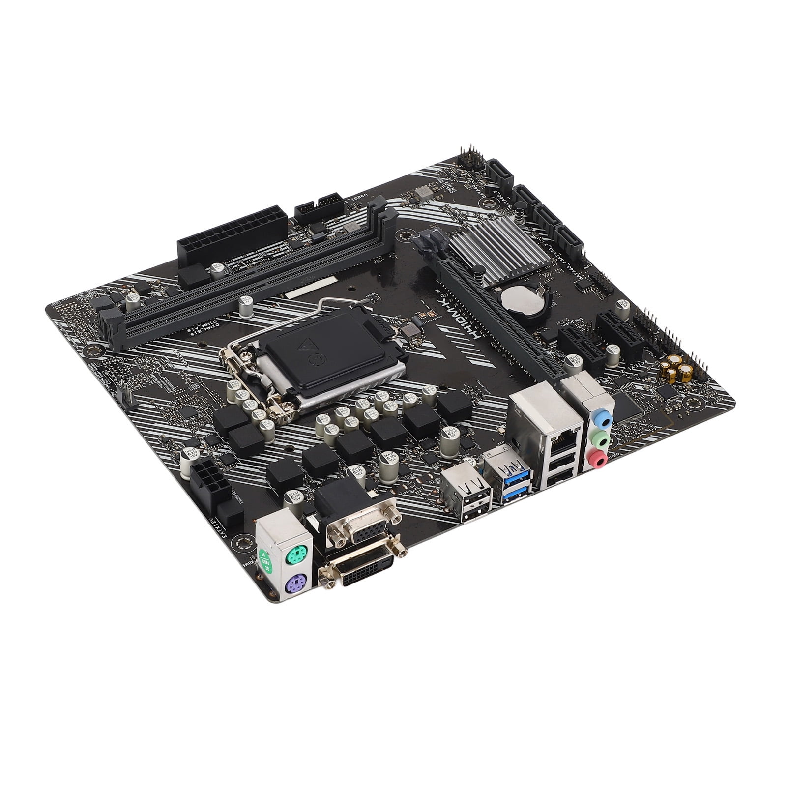 M ATX Gaming Motherboard, Desktop PC Motherboard Support LGA 1200 Stable  Connection  for 14nm CPU