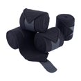 thumbnail image 4 of Almencla 4Pcs Horse Leg Wraps Breathable Soft Fleece Wrap for Jumping Training Riding Black, 4 of 8