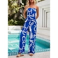 thumbnail image 5 of EASYBRAUS Women Printed Rayon Two Piece Pants Set Sleeveless Summer Vacation Outfit, 5 of 9