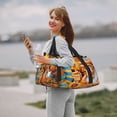 thumbnail image 4 of Lsque Scooby-Doo Pattern Hand Travel Bag, Weekender Carry On for Women Men, Sports Gym Bag, Workout Duffel Bag, Overnight Shoulder Bag fit 15.6 Inch Laptop, 4 of 6