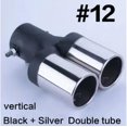 thumbnail image 1 of Échappement de Voiture Rond en Acier Inoxydable, 1 of 5