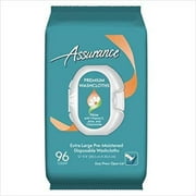 Premium Extra-Large Disposable Washcloths, 96 Ct By Assurance