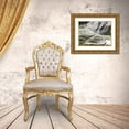 thumbnail image 3 of Villa, Mlli 32x25 Gold Ornate Wood Framed with Double Matting Museum Art Print Titled - Charcoal Leaves, 3 of 4