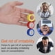 thumbnail image 4 of Anillo magnético para dedo, anillo magnético Fidget Spinner Toy, Spinner de mano mejorado para aliviar el estrés, regalo de Navidad y cumpleaños para niños, amigos y familia Xemadio WRMH-286, 4 of 6