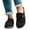 Black, variant on Loliuicca Women's Flat Slippers Comfortable Soft Sole Closed Toe Slippers