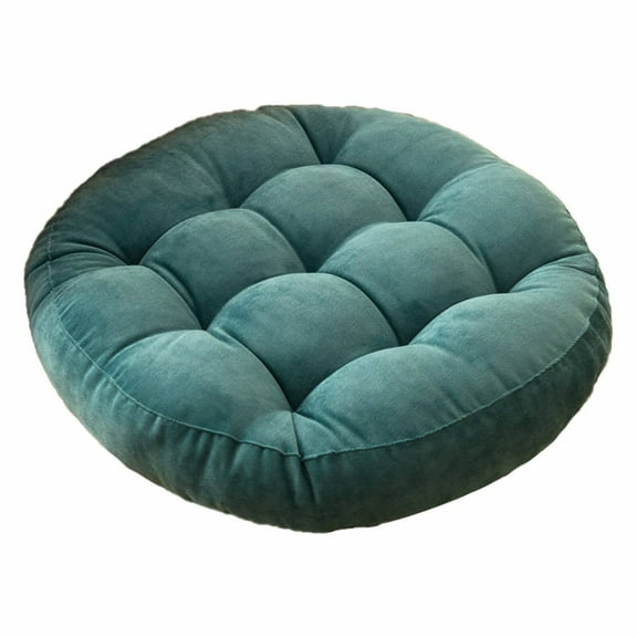 AUQ Floor Cushion,High Elastic Comfort Seat Pads for Dining Chairs,Rich Colors Outside Seat Pads,Lake Blue,42cm