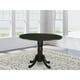 Photo 1 of **NO TOP ONLY BOTTOM***East West Furniture Dublin Round Table with 29" Drop Leaves, Black