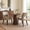 Taupe, variant on Modern Faux Leather 20.7" W Upholstered Dining Chairs Set of 2, Thick Foam Cushion Kitchen & Dining Room Chairs with Solid Wood Legs, Beige