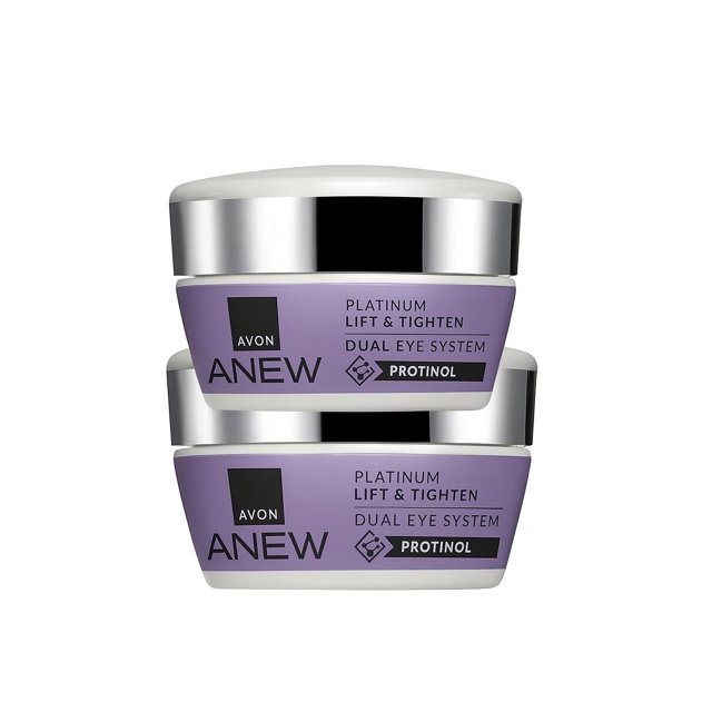 Crema para Ojos Avon Dual Eye System Antiarrugas Paquete de 2