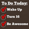 thumbnail image 3 of CafePress - 16Th Birthday Checklist T Shirt - Men's Classic Graphic Cotton T-Shirt, 3 of 4