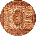 thumbnail image 1 of Ahgly Company Indoor Round Persian Orange Traditional Area Rugs, 7' Round, 1 of 1