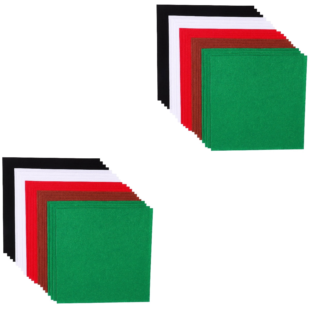 Ferencaa 40 pcs Christmas Felt Fabric Sheets Craft Felt Sheets for DIY Xmas Decoration
