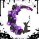 thumbnail image 1 of Coronas Gato Y Halloween Corona Con para Puerta Delantera Color, 1 of 9