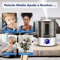 thumbnail image 3 of SANGKEE Humidificador Ultras&oacute;nico, Difusor de aceite esencial de 2.8L con Pantalla LED y Control Remoto, Sincronizaci&oacute;n de 8 Horas, 3 Modos de Niebla, Apagado Autom&aacute;ti, 3 of 8