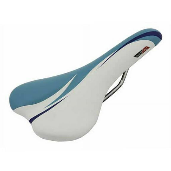 Saddle 1319 Endzone Blue/White Bike seat, bicycle seat, Bike part, bicycle part, lowrider bike part, bmx, free style,