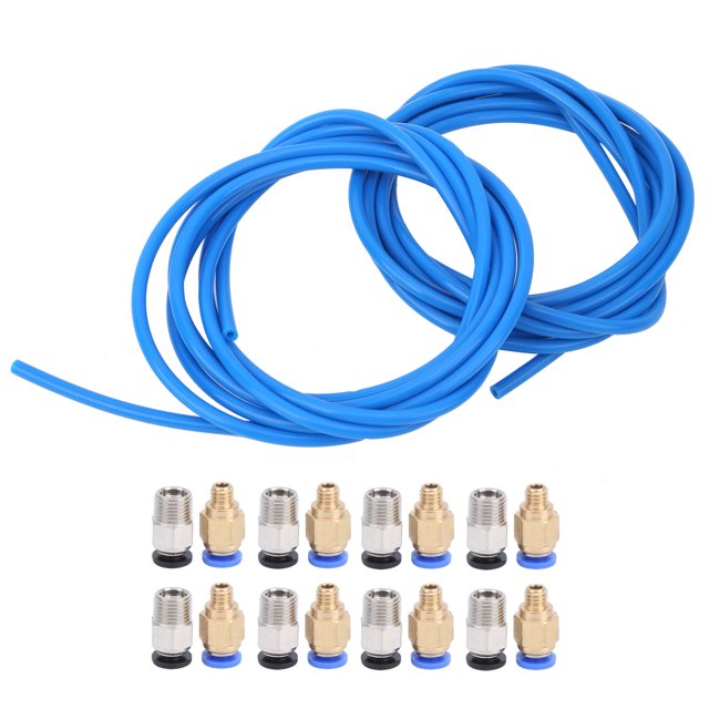 Tubo de PTFE, accesorios para impresora 3D, 2 piezas, accesorios para impresora D, conector neumático para impresora D, características líderes en su clase