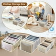 thumbnail image 2 of asddcavvf Mesh Clothes Storage Trouser Compartment Storage Drawer Compartment Bag Cardboard Storage, 2 of 9
