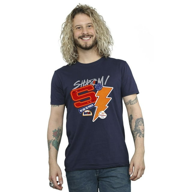 DC Comics T-Shirt pour Hommes Shazam Fury Of The Gods Autocollant Spam