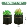 thumbnail image 2 of 2 uds plantas en macetas suculentas de simulación, pequeños adornos creativos, macetas de cemento pintadas de oro, flores artificiales y plantas verdes, 2 of 5