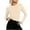 Khaki, variant on Women's UPF 50 Sun Protection Long Sleeve Shirts Crew Neck Raglan Stretch Slim Yoga Tops Outdoor Casual Running Athletic Sun Shirts White
